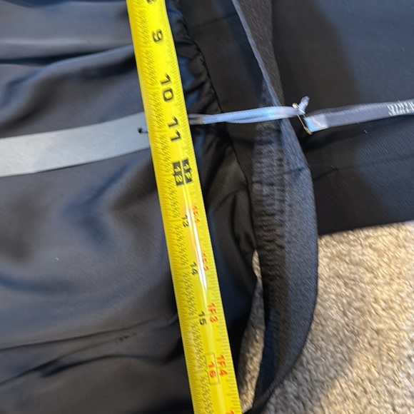 White by Vera Wang Formal Black One-Shoulder Dress with Sash in Ebony Si… - Picture 12 of 14